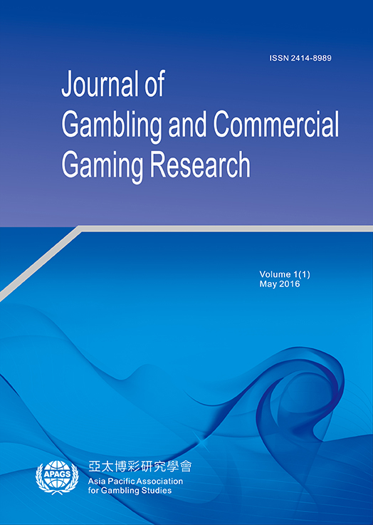 					View Vol. 1 (2016): Journal of Gambling and Commercial Gaming Research
				